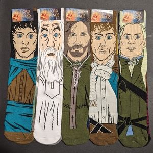 Lord of the Rings limited edition socks - complete set